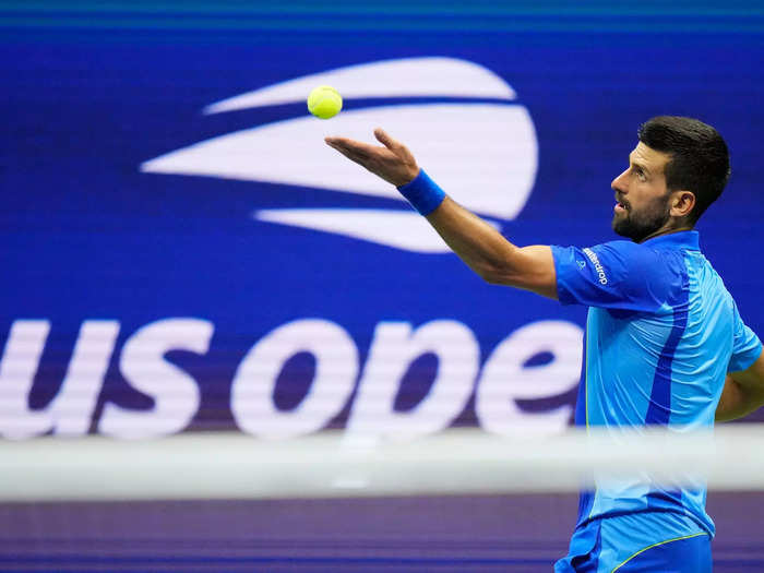 Shelton faces Novak Djokovic in the US Open semifinal.