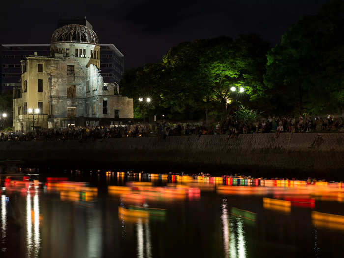 The site of the museum now serves as the site of the Peace Memorial Park of Hiroshima City.