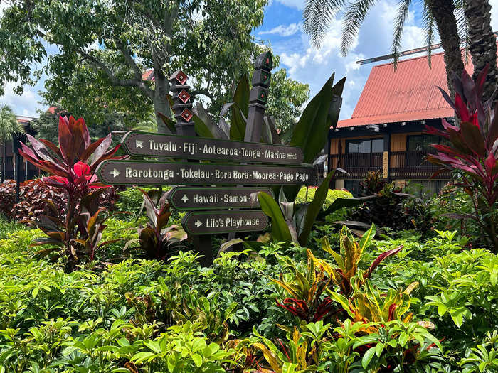 We walked around the resort until our room was ready.