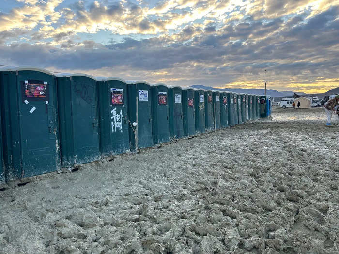 While the media made conditions sound catastrophic, the only part that was really rough were the porta-potties.