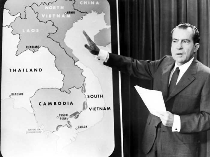 In 1969, when President Richard Nixon entered office, he decided to increase the bombing, thinking it would force Laos and Vietnam to surrender.