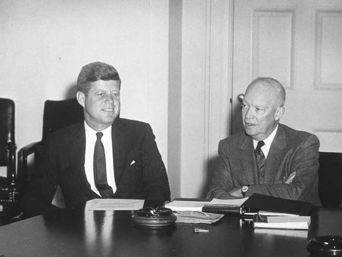 In 1961, President Dwight D. Eisenhower told President-elect John F. Kennedy in a briefing that Laos was the "cork in the bottle."