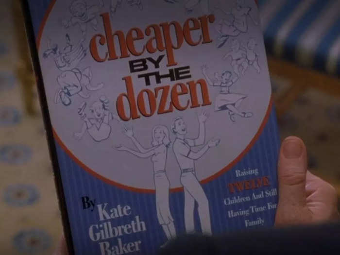 Kate makes a reference to the book the movie was originally inspired by.