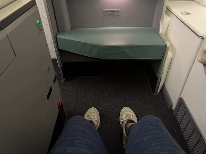 As far as leg space, I had more than enough room considering I