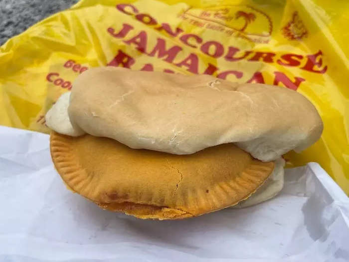 For an inexpensive staple near Yankee Stadium, head to Concourse Jamaican Bakery for a beef patty.