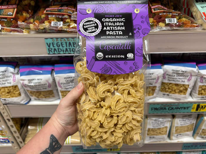 I also snag hard-to-find pasta shapes at Trader Joe