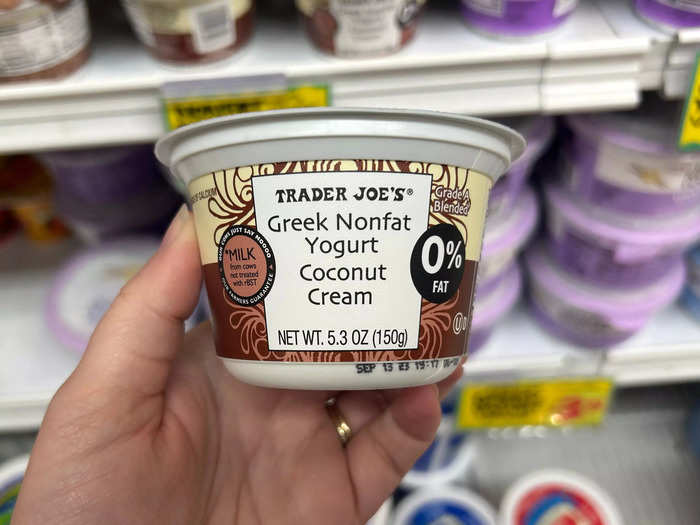 Even basics like yogurt somehow taste better from Trader Joe