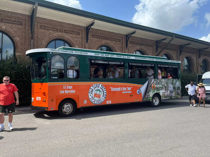 We also enjoyed the fun and ease of the sightseeing trolley tour.