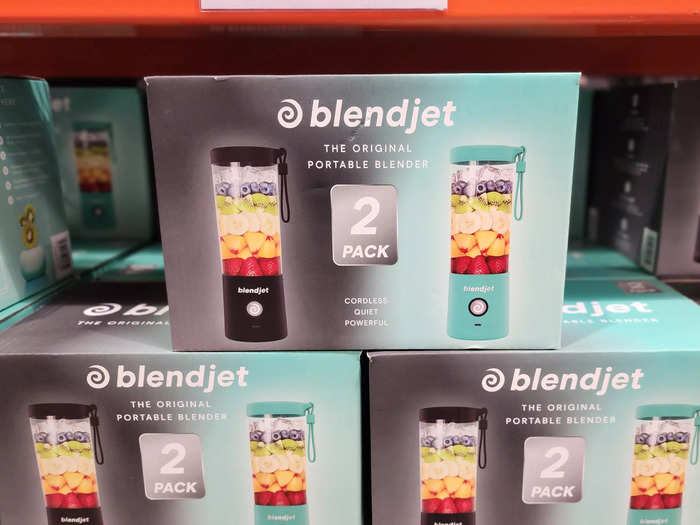 Make smoothies on the go with the Blendjet portable blenders.