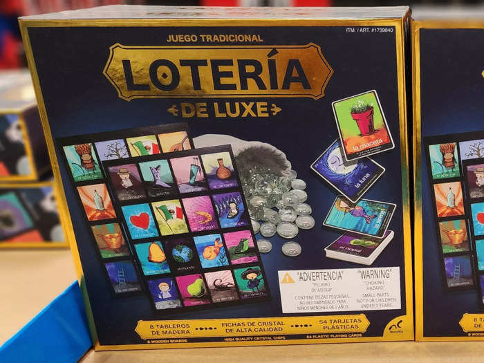 If you see it, check out the deluxe Lotería game.