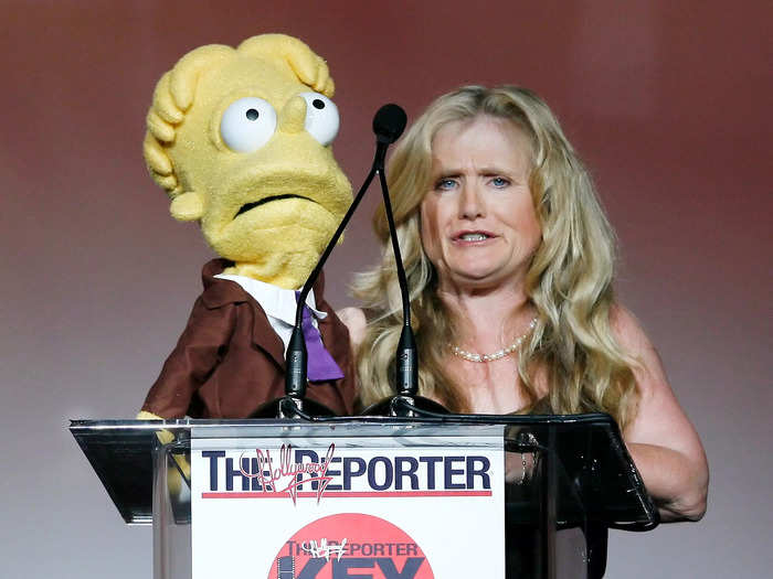 "The Simpsons" actor Nancy Cartwright is a megadonor to the church.