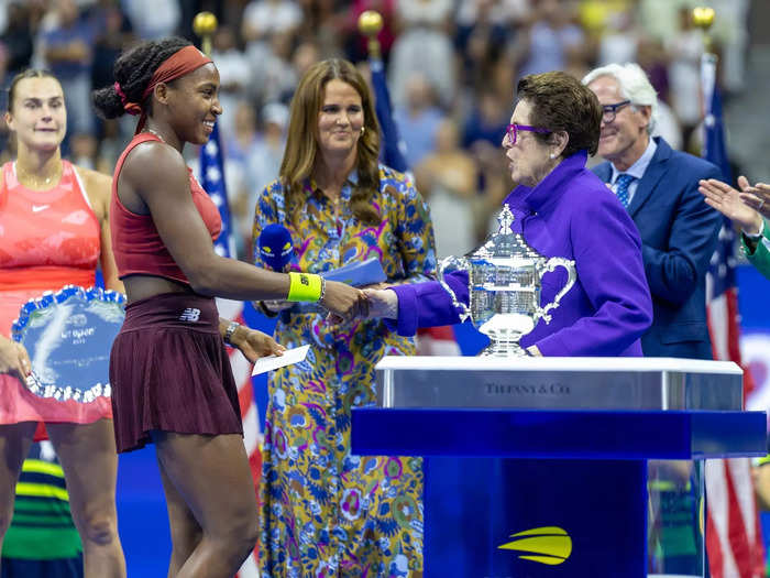 Gauff has struggled to think of something extravagant to buy with her US Open winnings.