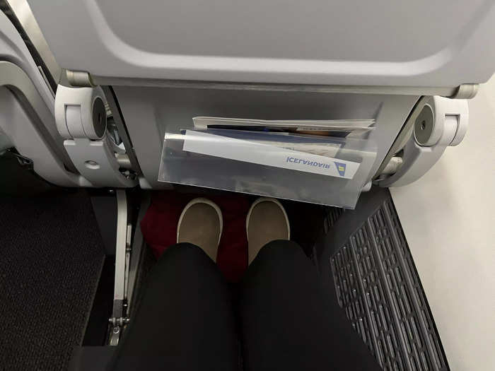 I felt I had ample leg room, even with my large backpack under my seat.