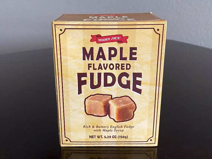 The maple-flavored fudge smelled delicious.