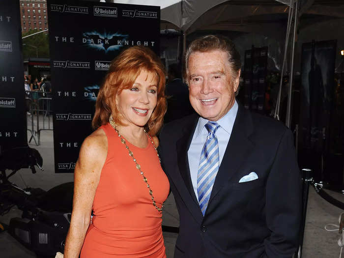 Also, there was TV legend Regis Philbin with his wife Joy.