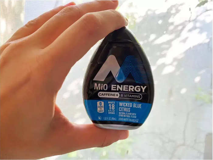 Hadden also suggests Mio Energy for hydration.