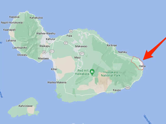 In addition to her upcountry land, Winfrey also owns land in Hāna, a town on the easternmost tip of Maui.