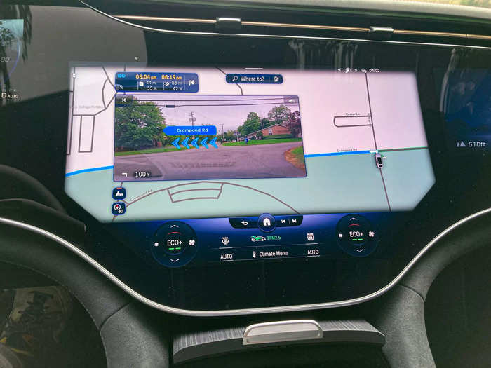 The fantastic navigation system uses a clever augmented-reality overlay and the SUV