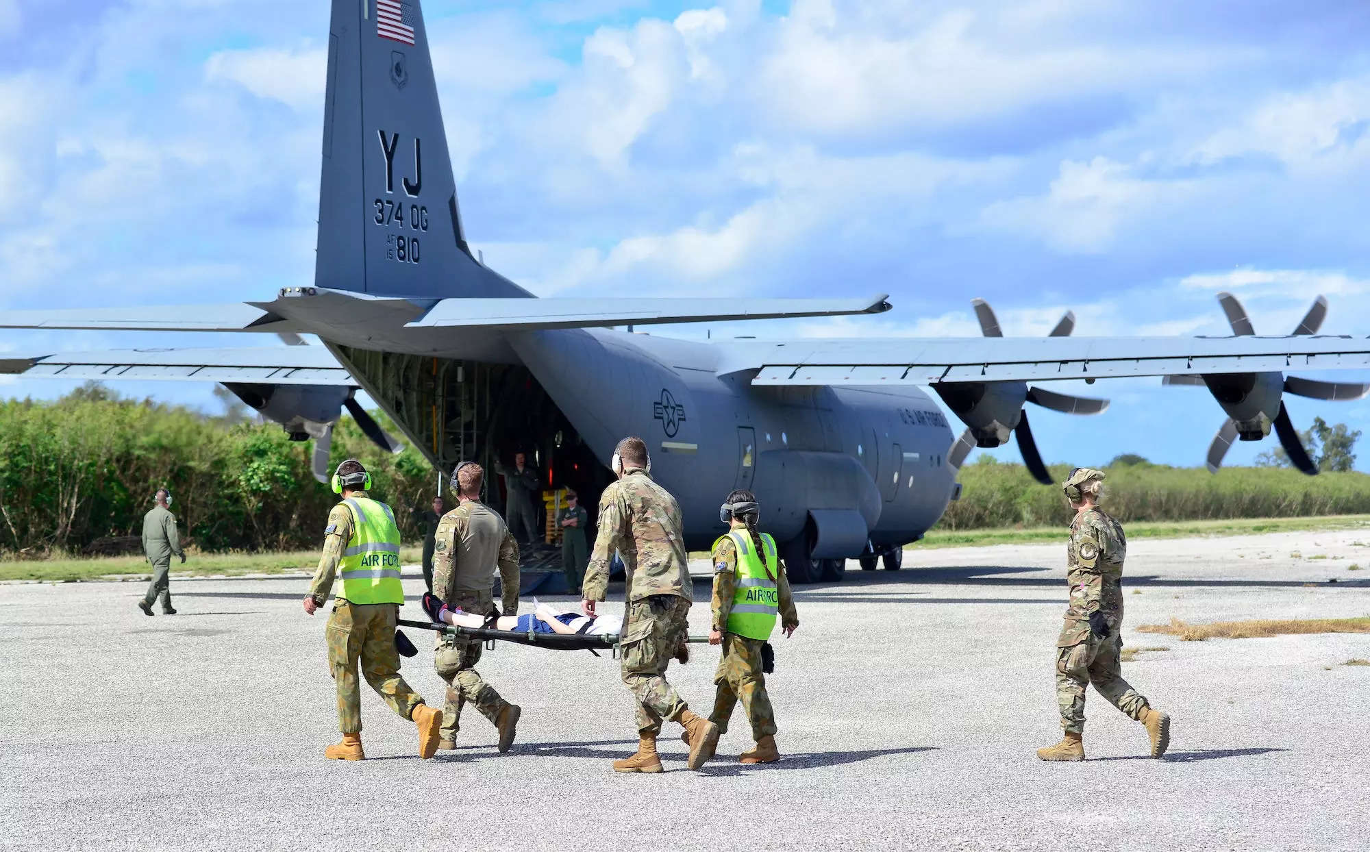 Air Force C-130J Tinian
