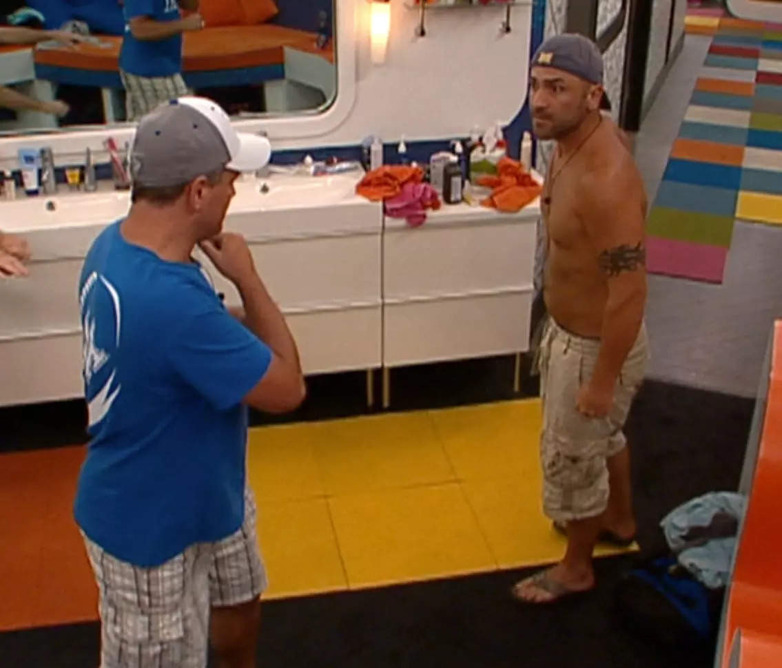Joe and Willie "Big Brother" confrontation on season 14.