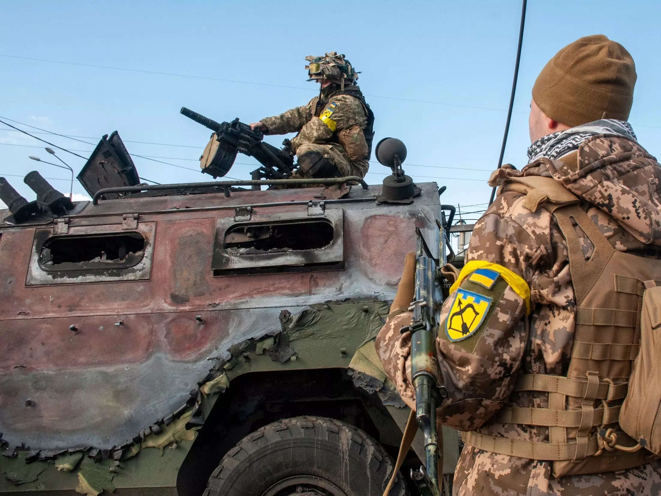 Ukrainian soliders
