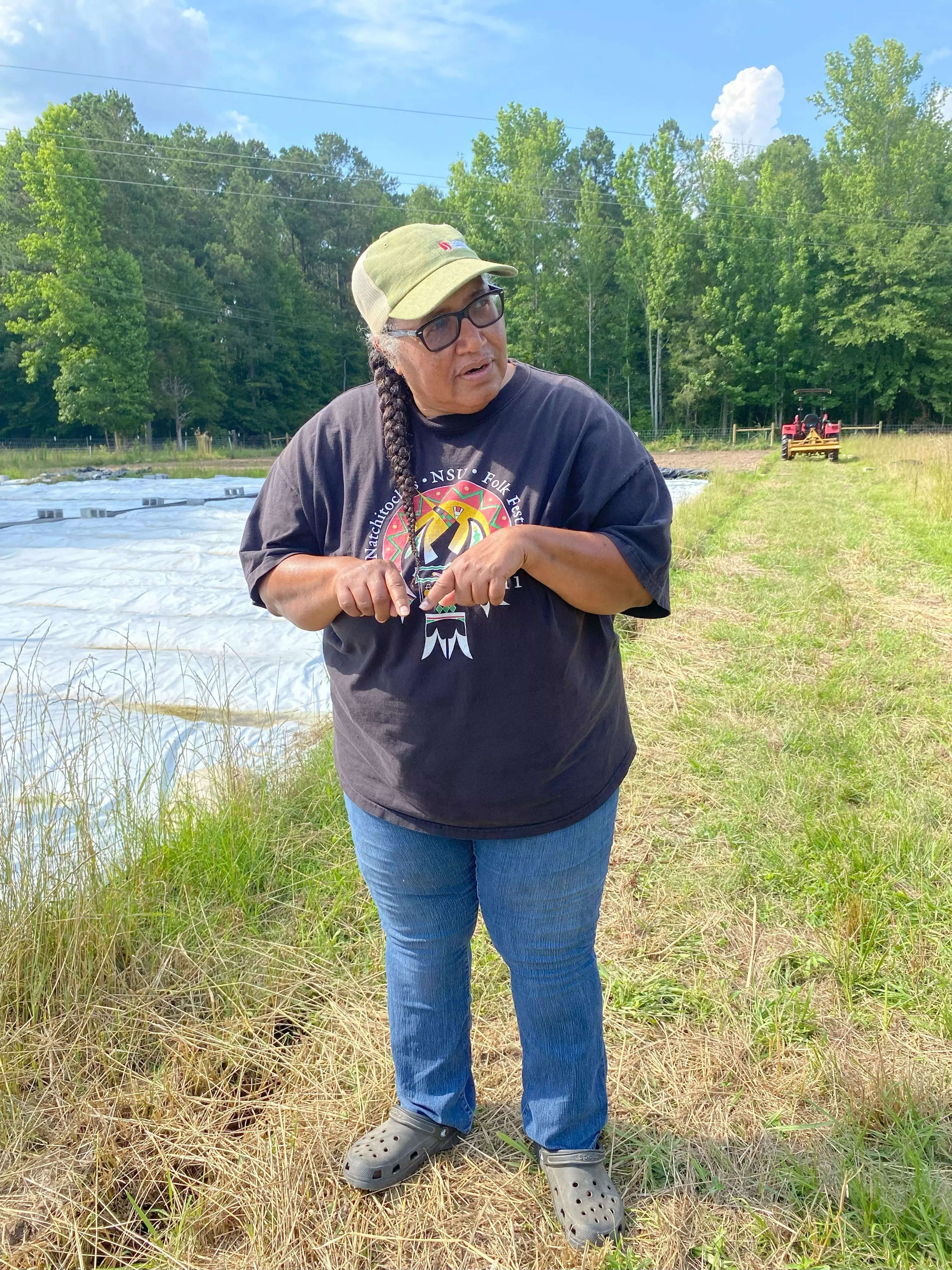 Donna Isaacs, a permaculture farmer and a member of Jubilee Justice