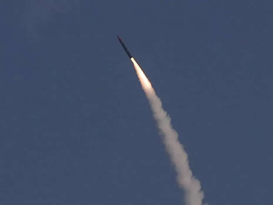 An "Arrow 3" ballistic missile interceptor is seen during its test launch near Ashdod December 10, 2015.