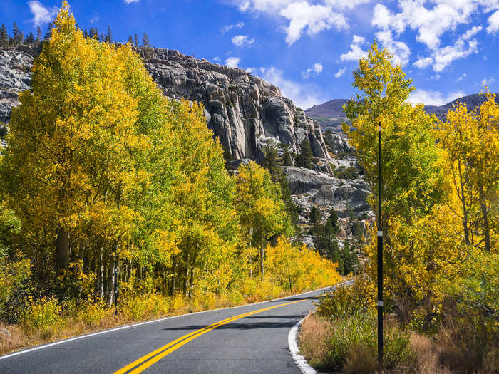 The Sonora Pass in Northern California makes for a scenic drive.