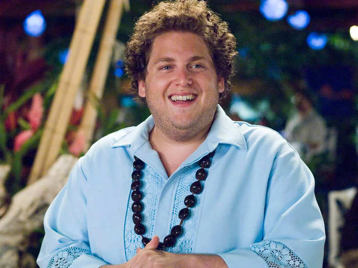 Jonah Hill played hotel waiter Matthew Van Der Wyk.