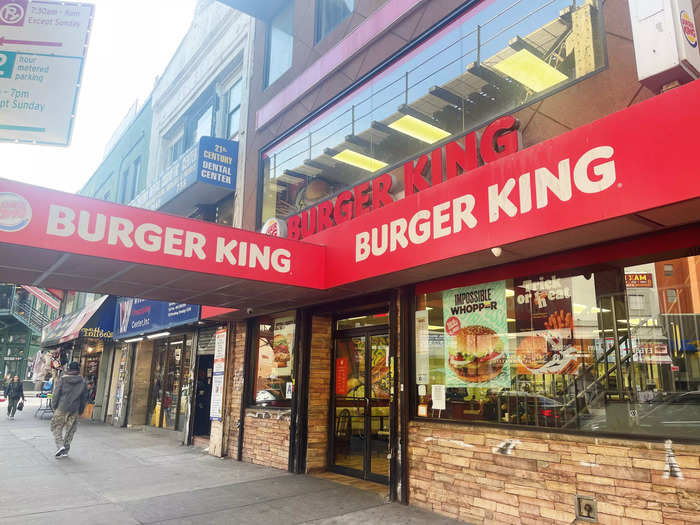 The final Burger King location I visited was in Brooklyn.