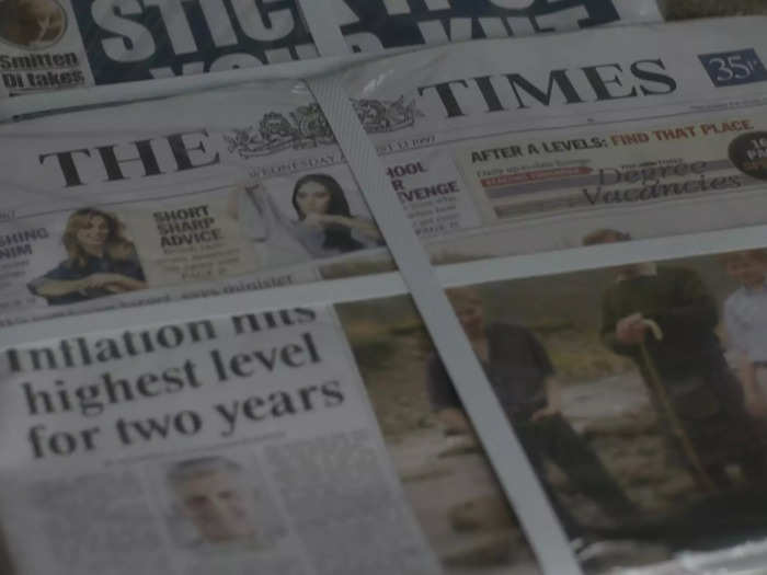 "The Crown" takes some creative license when it comes to depicting how British newspapers ran these photos.