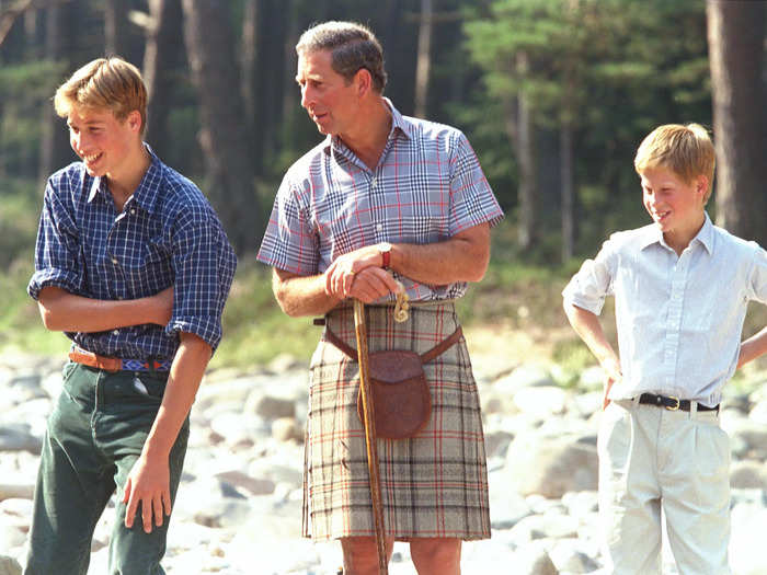 After the explosive Diana photos were published, King Charles took part in a photo shoot with Princes William and Harry at Balmoral on August 12, 1997.