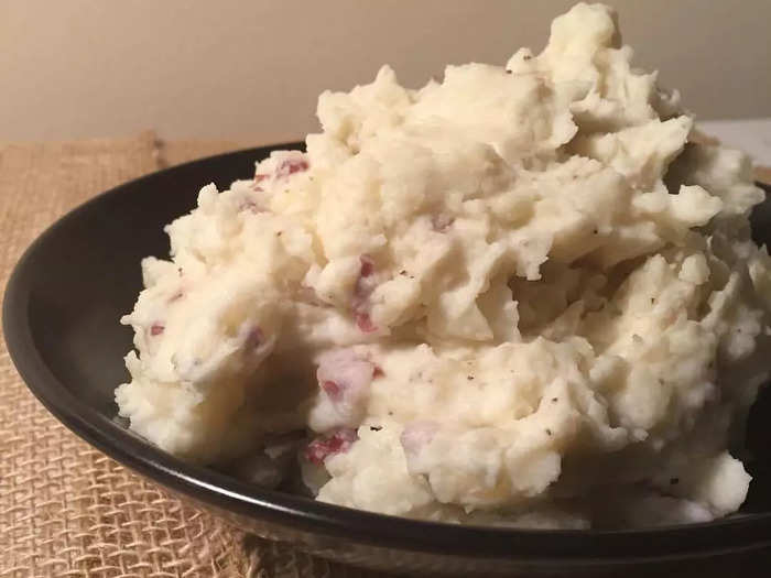 Parmesan smashed potatoes are pretty easy to make. 