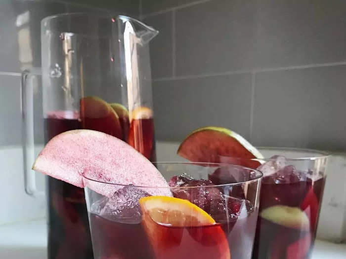 Autumn sangria packs a punch. 