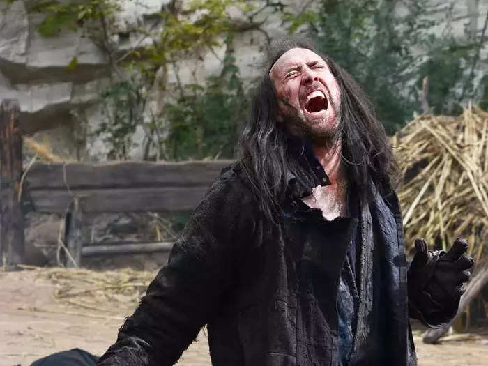 In the adventure film "Outcast" (2014), Cage played a warrior.