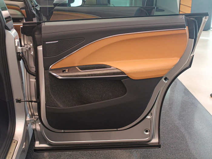 The Gravity Dream Edition trim, shown here, has rich caramel and black interior elements highlighted by chrome accents.