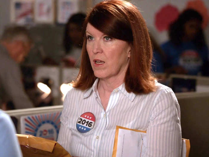 Kate Flannery, who played Meredith on "The Office," also popped up on the show.