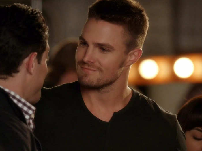 "Arrow" star Stephen Amell played a jerk named Kyle on season one.