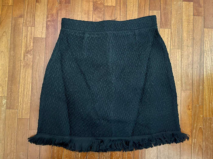 The skirt turned out to be a skort.