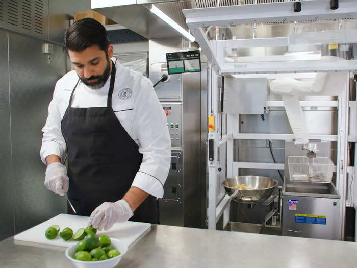 Automating the preparation of digital orders is among a handful of tech initiatives Chipotle is piloting. The chain is also testing Chippy, a robotic tortilla-chip maker.