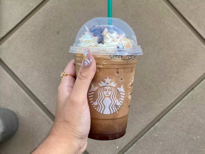 The top spot goes to the Jack Skellington Frappuccino, inspired by the beloved character from "The Nightmare Before Christmas." The drink is far from a nightmare.