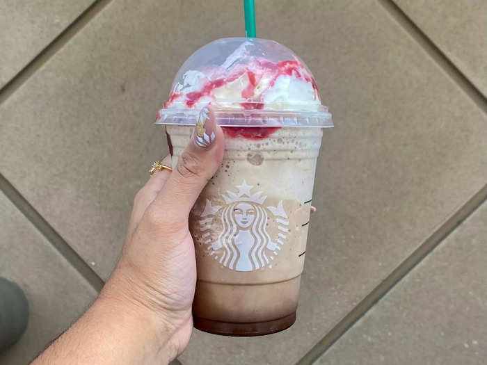 The Frappula, a Dracula-inspired Frappucino, is exactly what I envisioned it would look like — and it tasted bloody wonderful.