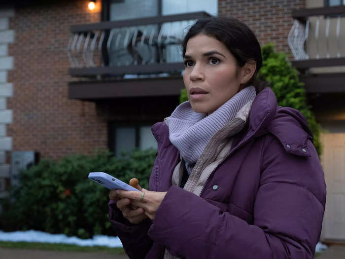 America Ferrera plays Jenny Campbell, a nurse who appears to be a fictionalized version of Kim Campbell.