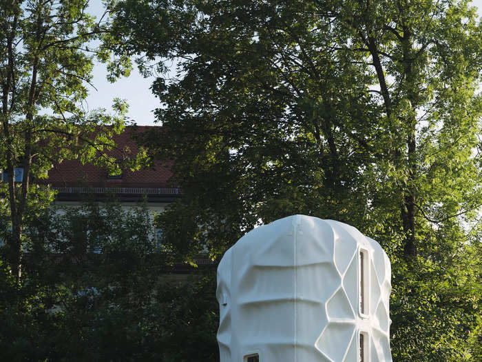 The space habitat is the tallest 3D-printed structure in the world.