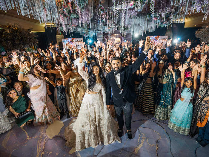 In total, we spent $1.9 million on our wedding celebrations. Our families came together to pull the entire show off.