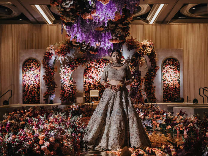 I wanted the decor for our wedding day to be very traditional, ethereal, and covered in florals.