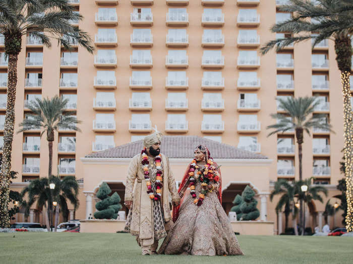 We had our 400-guest, five-day wedding celebration in December 2022. Our actual wedding ceremony took place at the Ritz Carlton in Orlando, Florida.