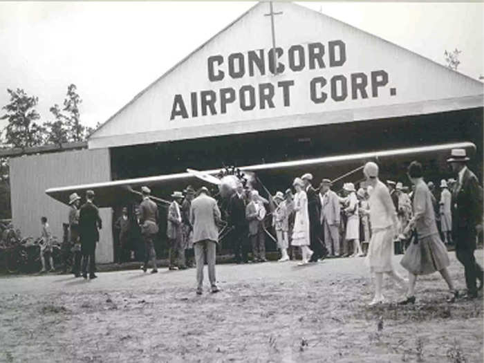 In the 1920s, airports were more like garages.