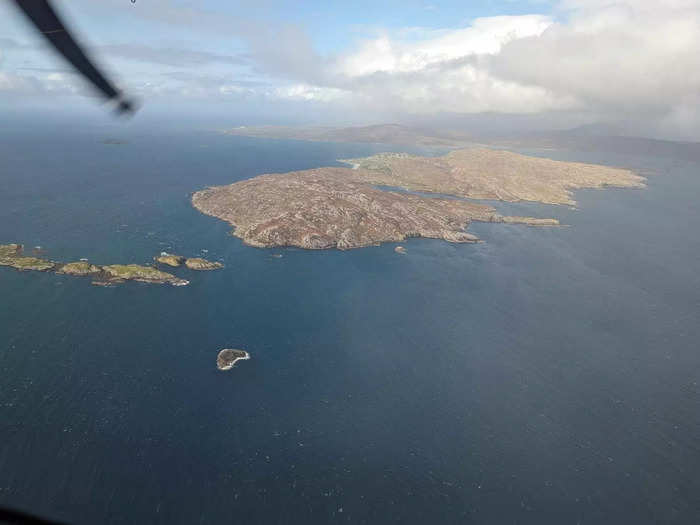 The scenery got better as the flight continued.