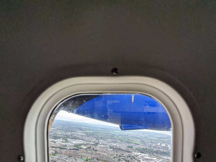 My favourite thing about the flight was the incredible views of Scotland below.